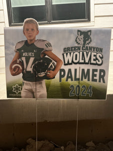Green Canyon Yard sign
