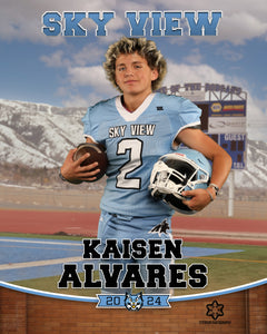 SV Youth Football Silver Package with digital proofs of the individuals