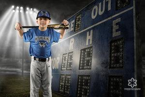 Youth baseball 2 foot x 3 foot poster