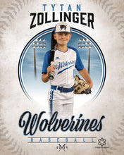 Load image into Gallery viewer, Youth baseball 2 foot x 3 foot poster
