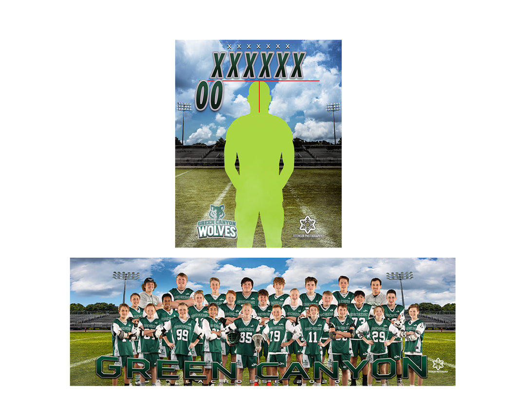 Green Canyon Youth Football Bronze Package WITH digital copy of individual