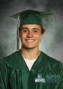 Green Canyon 5x7 Print of Cap and gown