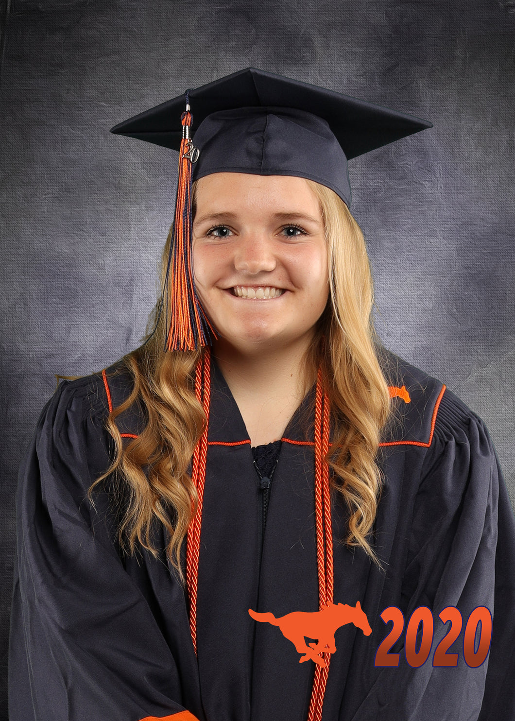 Digital Copy of Mountain Crest 5x7 Print of Cap and gown photo