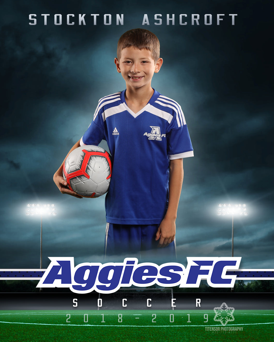 Aggies FC 8x10 Individual Print